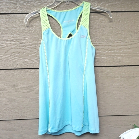 marika tek tank top green blue M - Picture 1 of 9
